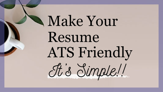 ATS-Friendly (Applicant Tracking System) Resume CV Template Design with The Art of Resume