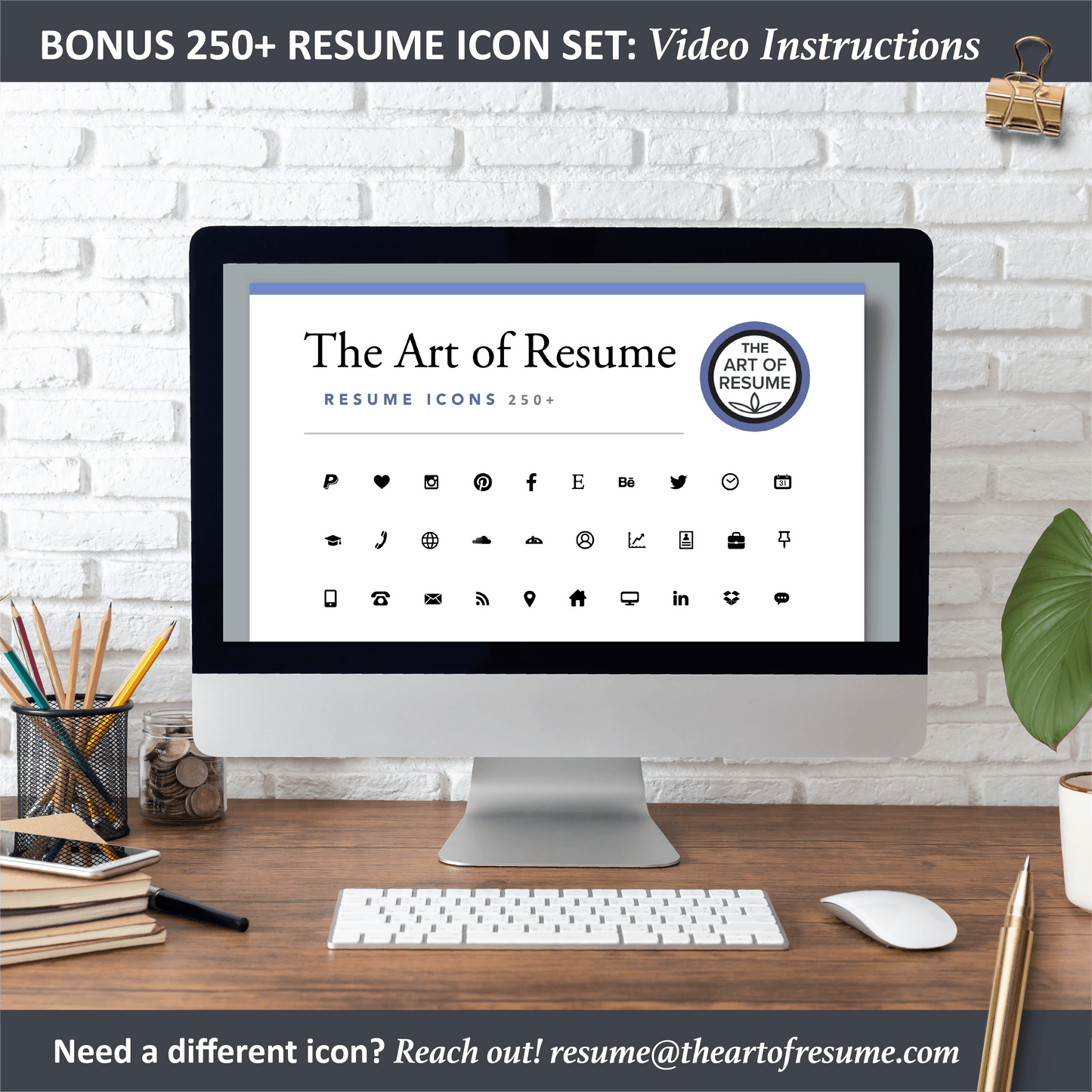 The Art of Resume Templates | Bonus 250+ Free Professional Resume CV Icons, Images PNG