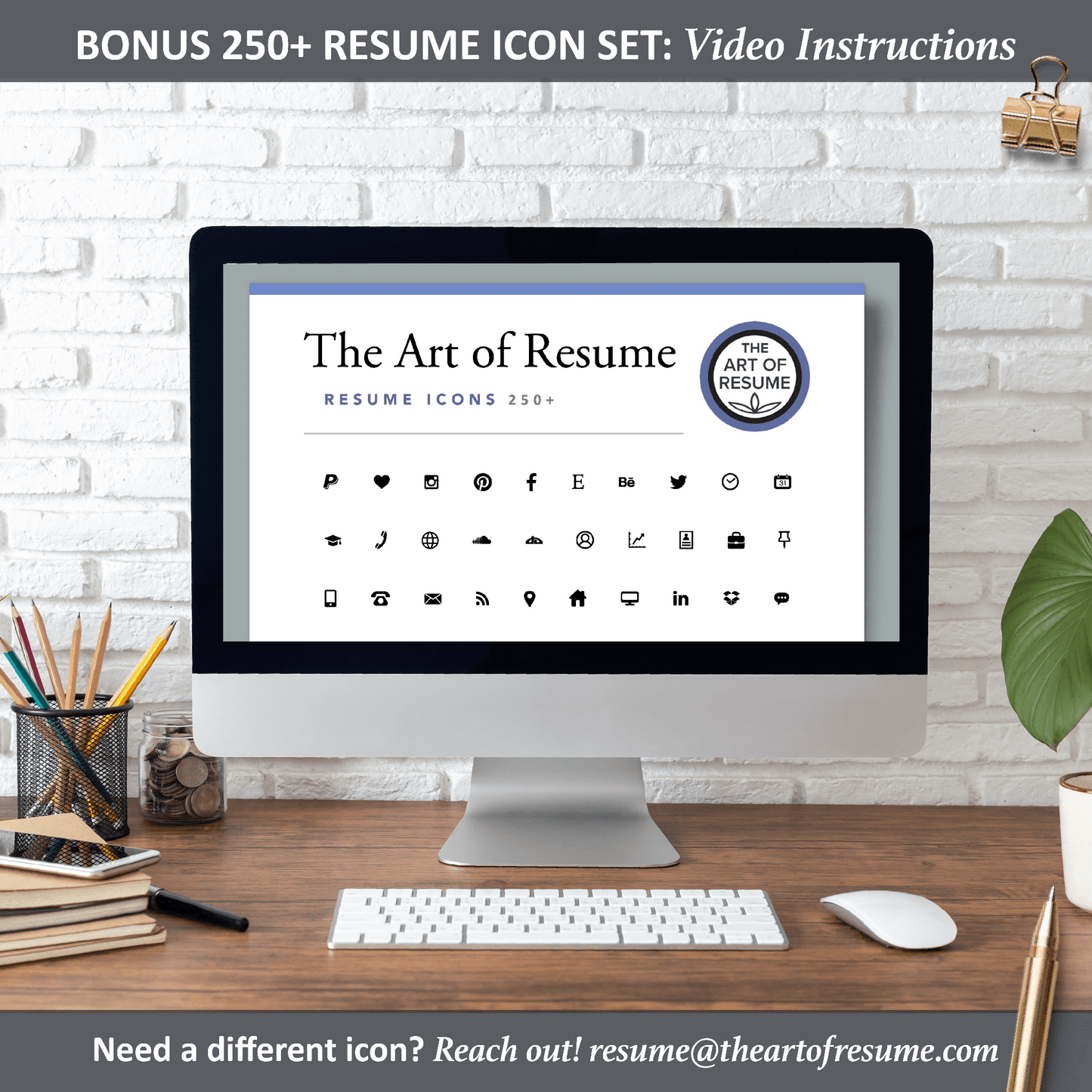 The Art of Resume Templates | Bonus 250 Free Professional Resume CV Icons, Images PNG