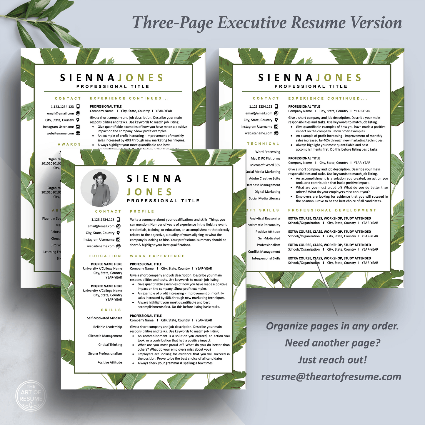 Creative Resume Builder | Resume for Fashion, Art Teacher, Florist, Interior Design - The Art of Resume