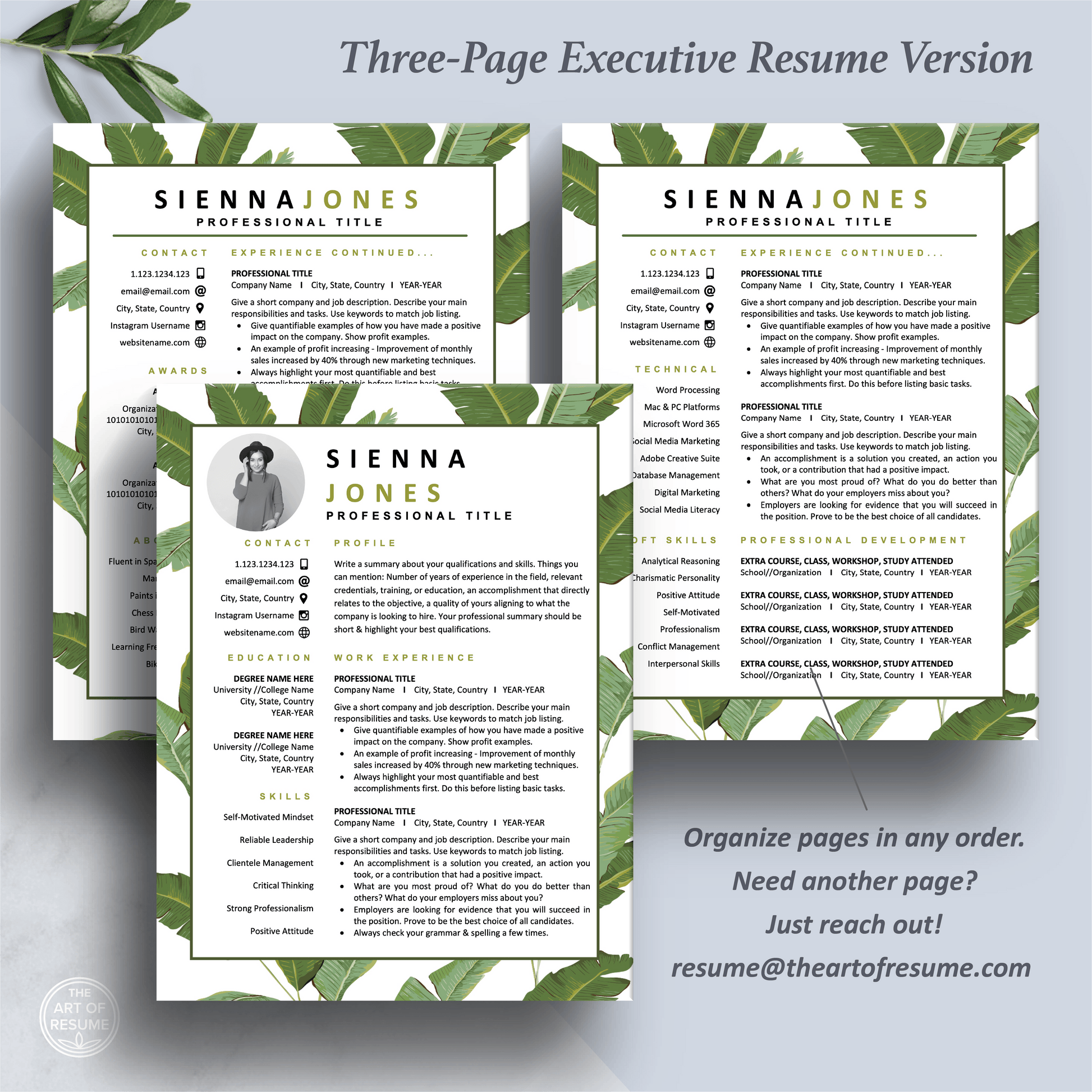 Creative Resume Builder | Resume for Fashion, Art Teacher, Florist, Interior Design - The Art of Resume
