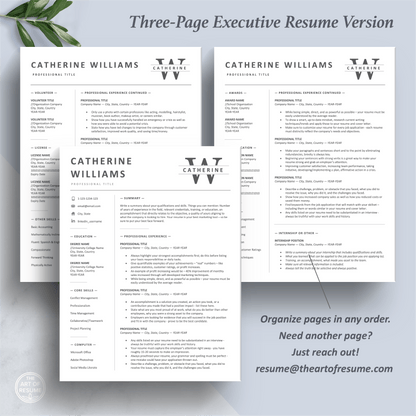 Simple Resume Template | Modern CV Design | Curriculum Vitae - The Art of Resume