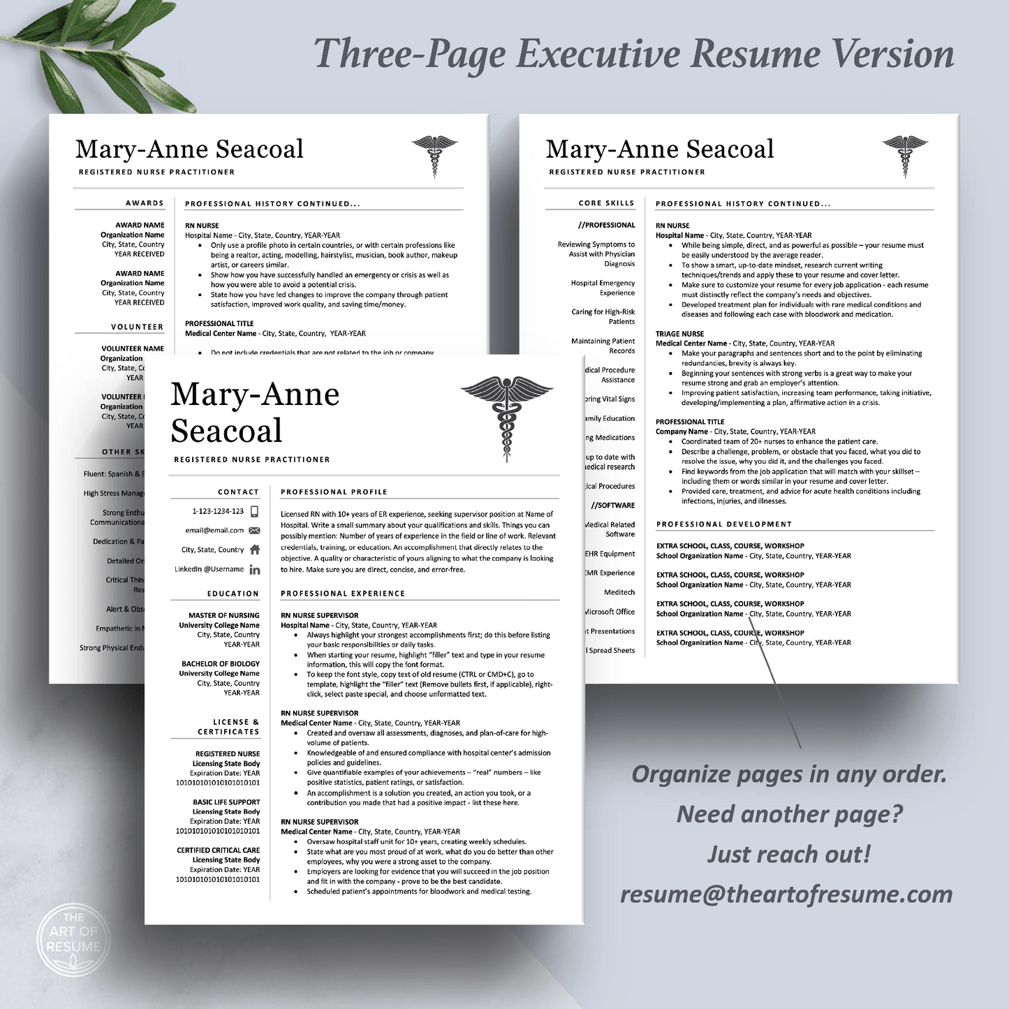 Nurse Student CV Resume Builder | Doctor CV with Resume Writing Guide (FREE) - The Art of Resume