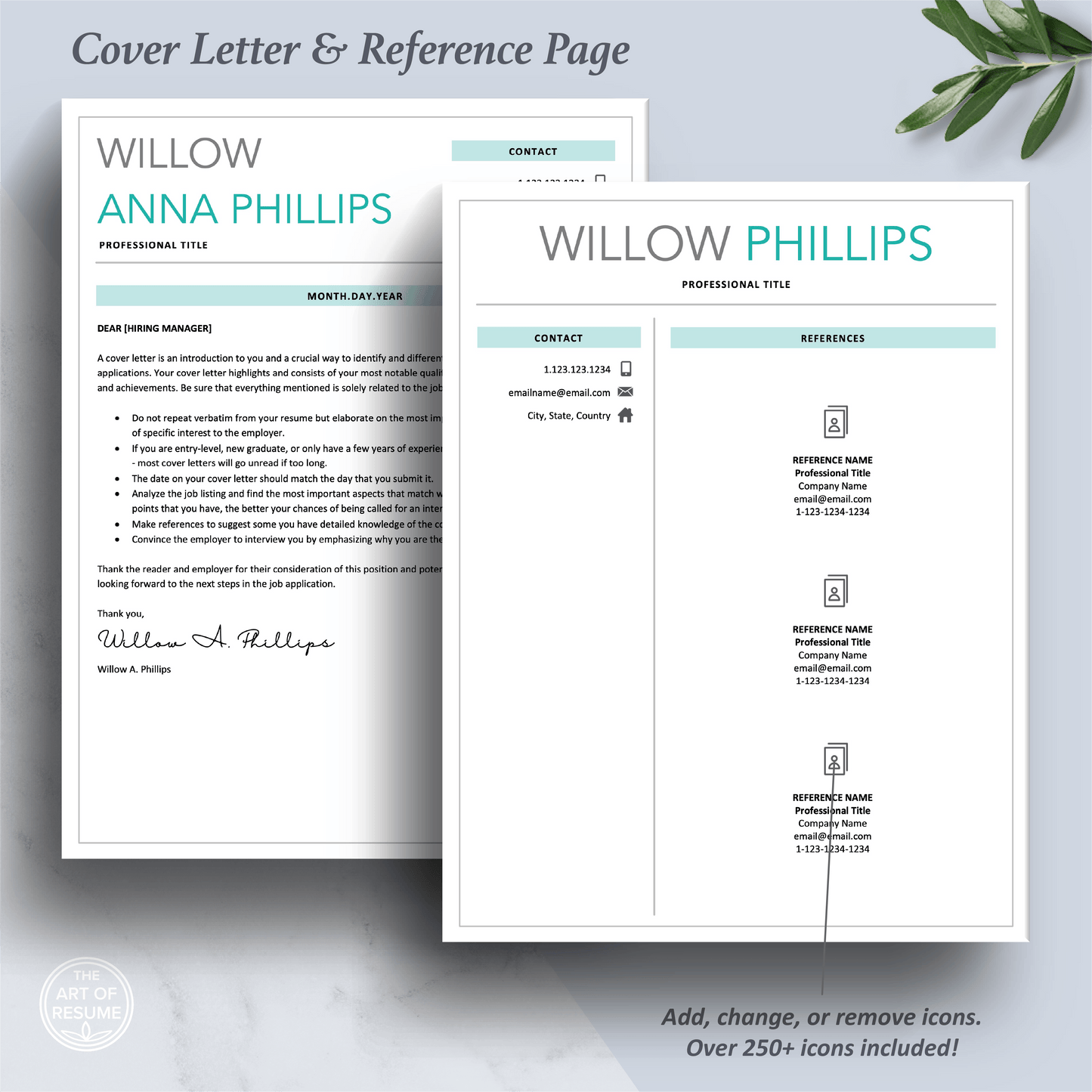 Professional Resume Template Bundles, Executive Resume Design - The Art of Resume