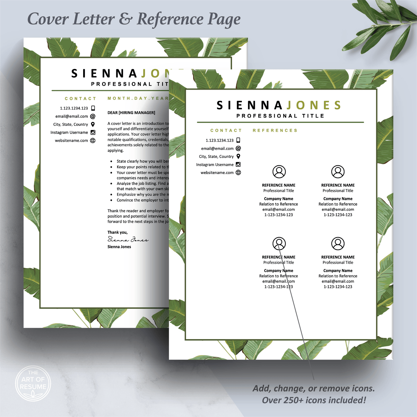 Creative Resume Builder | Resume for Fashion, Art Teacher, Florist, Interior Design - The Art of Resume