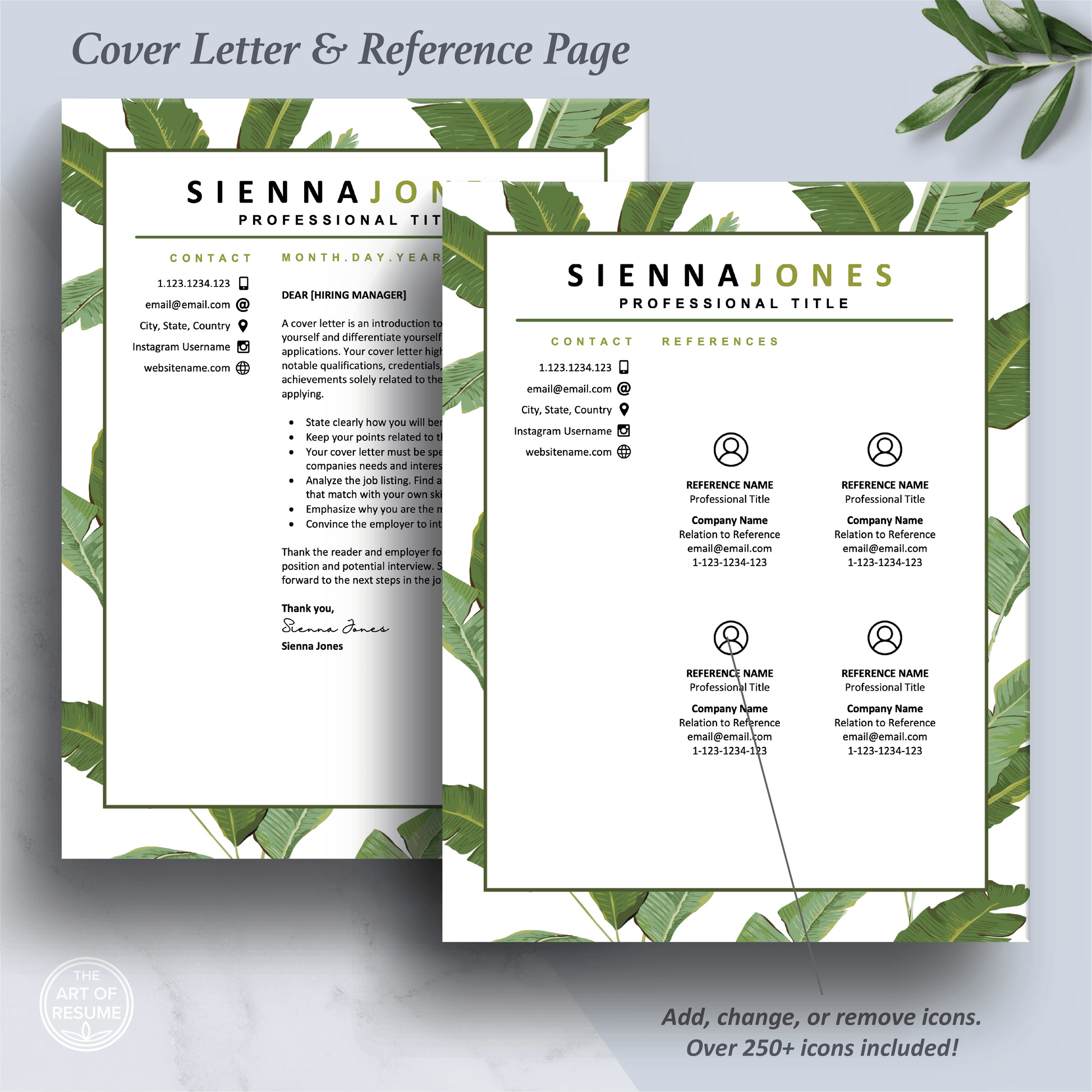 Creative Resume Builder | Resume for Fashion, Art Teacher, Florist, Interior Design - The Art of Resume