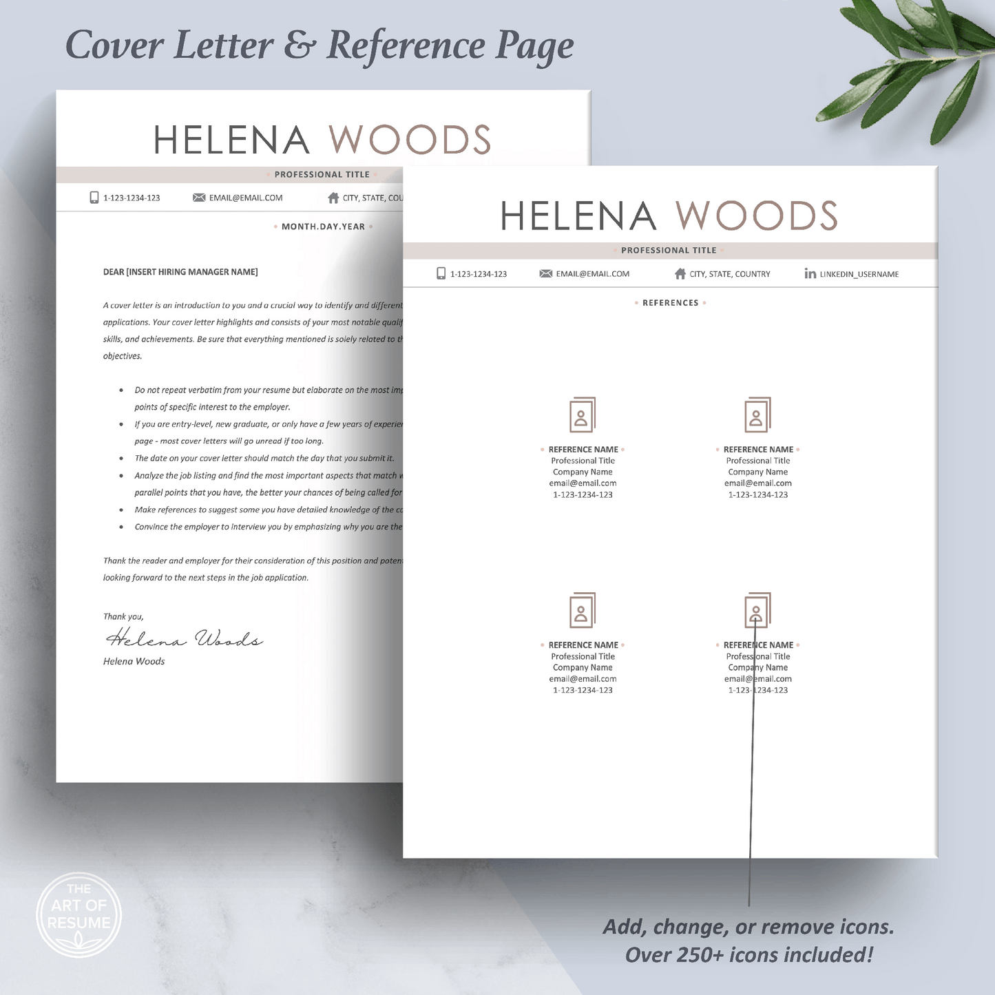 Simple Professional Resume Template | Resume Writing Guide - The Art of Resume