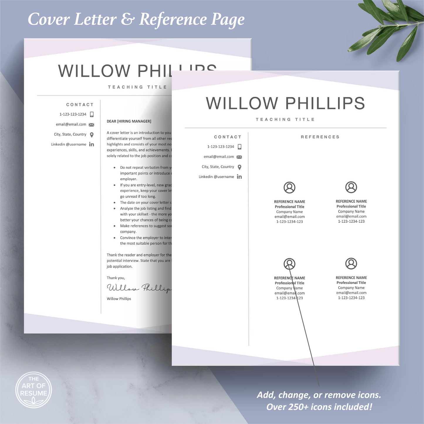 Resume Template Maker | Fully Editable Resume Template | Executive CV Download - The Art of Resume