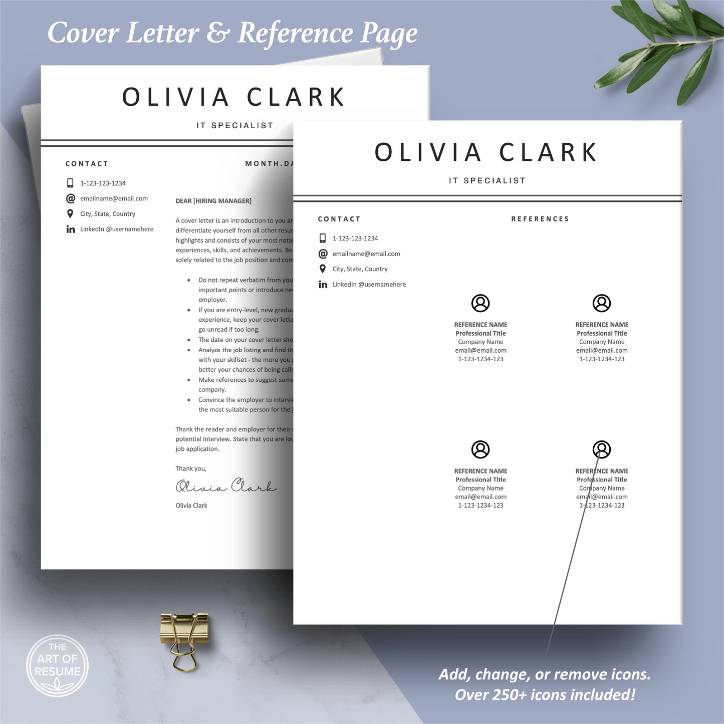 Professional Resume Download | 5-Page Simple CV Design - The Art of Resume