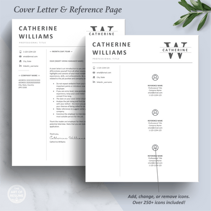 Simple Resume Template | Modern CV Design | Curriculum Vitae - The Art of Resume