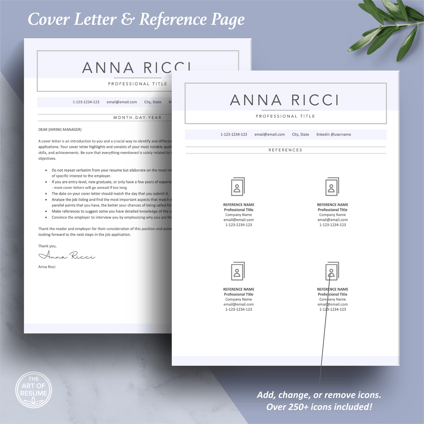 Resume CV Builder Template Bundle | Free Resume Writing Guide - The Art of Resume