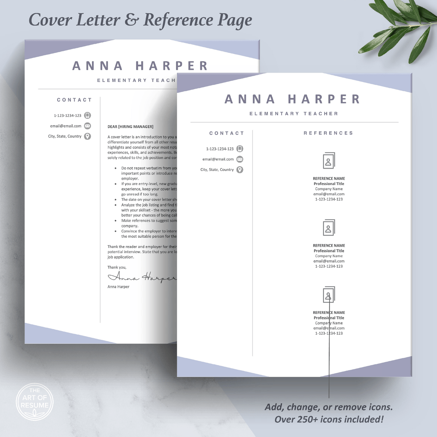 Teacher Resume Template | Resumes for Teaching Educator Professional - The Art of Resume