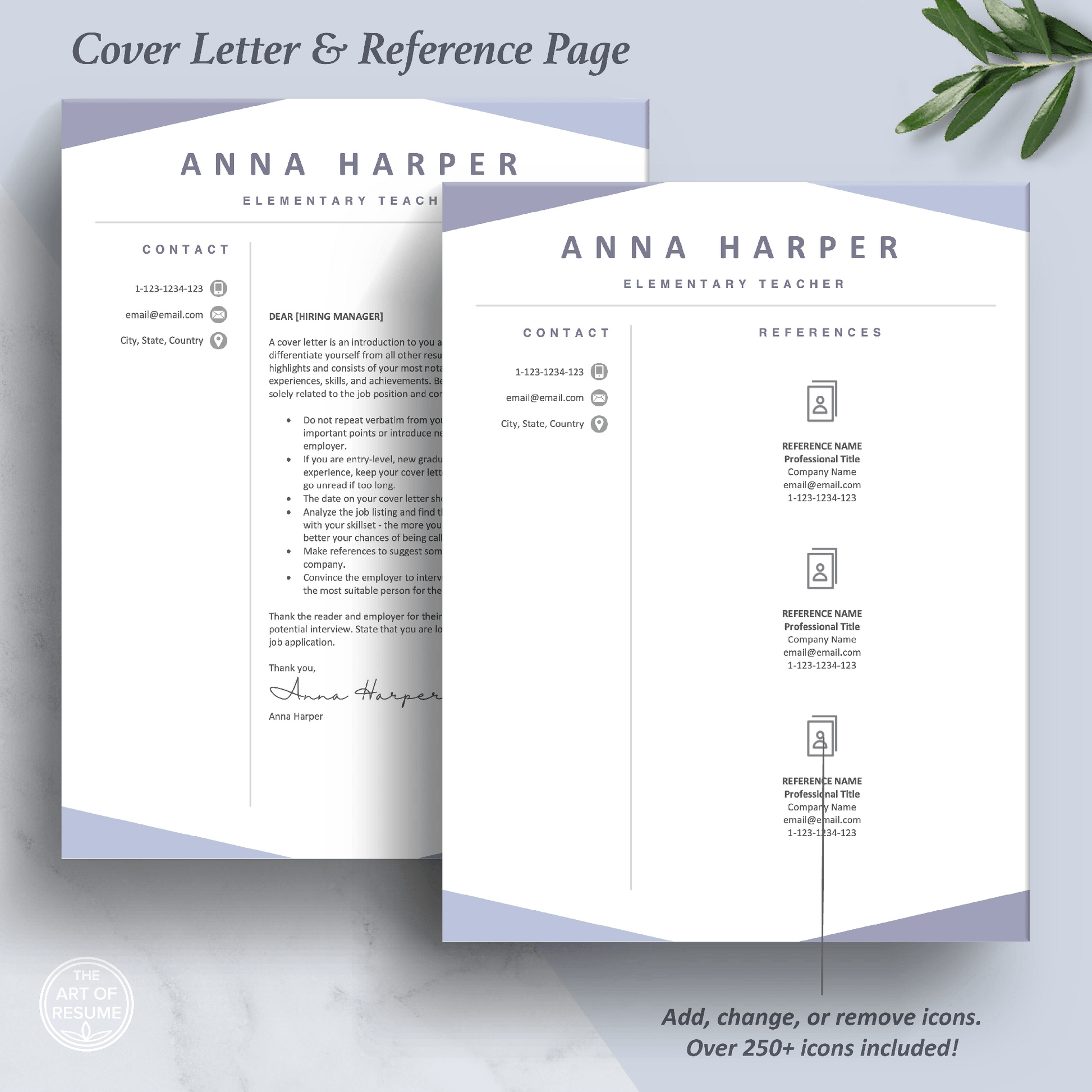 Teacher Resume Template | Resumes for Teaching Educator Professional - The Art of Resume
