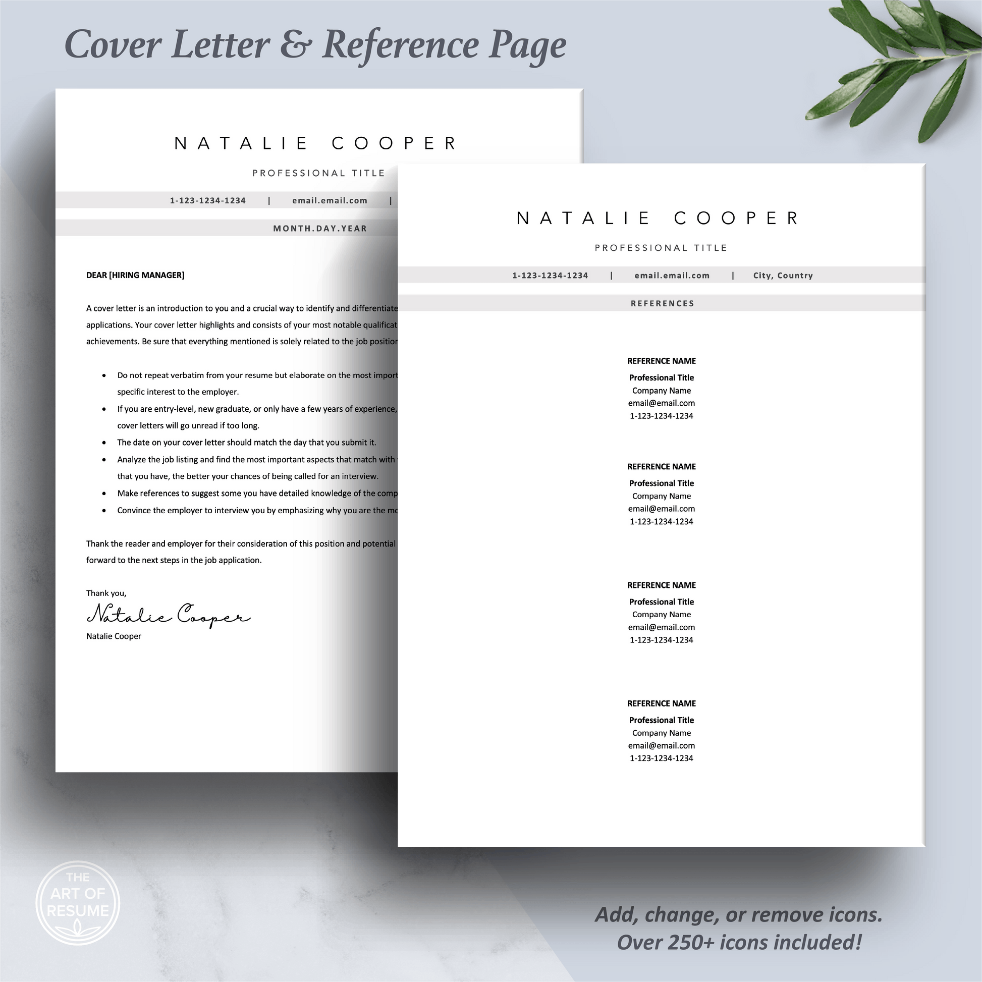 ATS-Formatted Resume Template | ATS Curriculum Vitae | CV Templates - The Art of Resume
