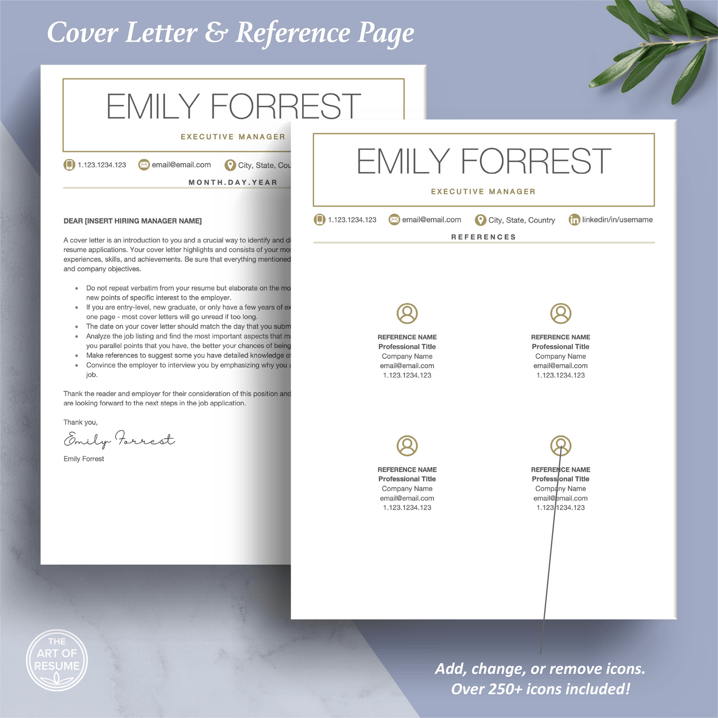 Modern Resume Templates | Professional Resume Design Download - The Art of Resume