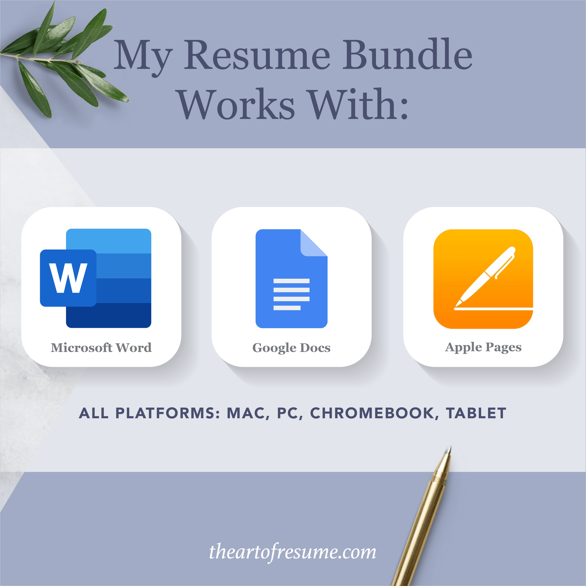 ATS Resume Template Builder | IT Resume with Cover Letter (Executive) - The Art of Resume