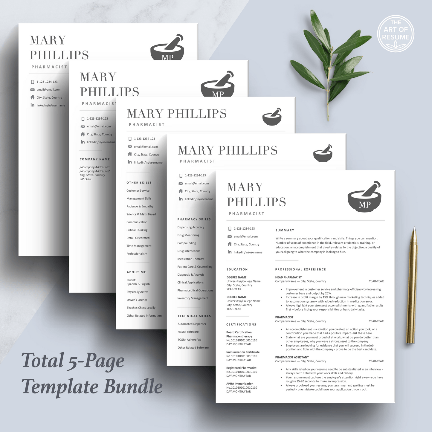 Pharmacist Resume | Pharmacy CV | Medical Resume - The Art of Resume