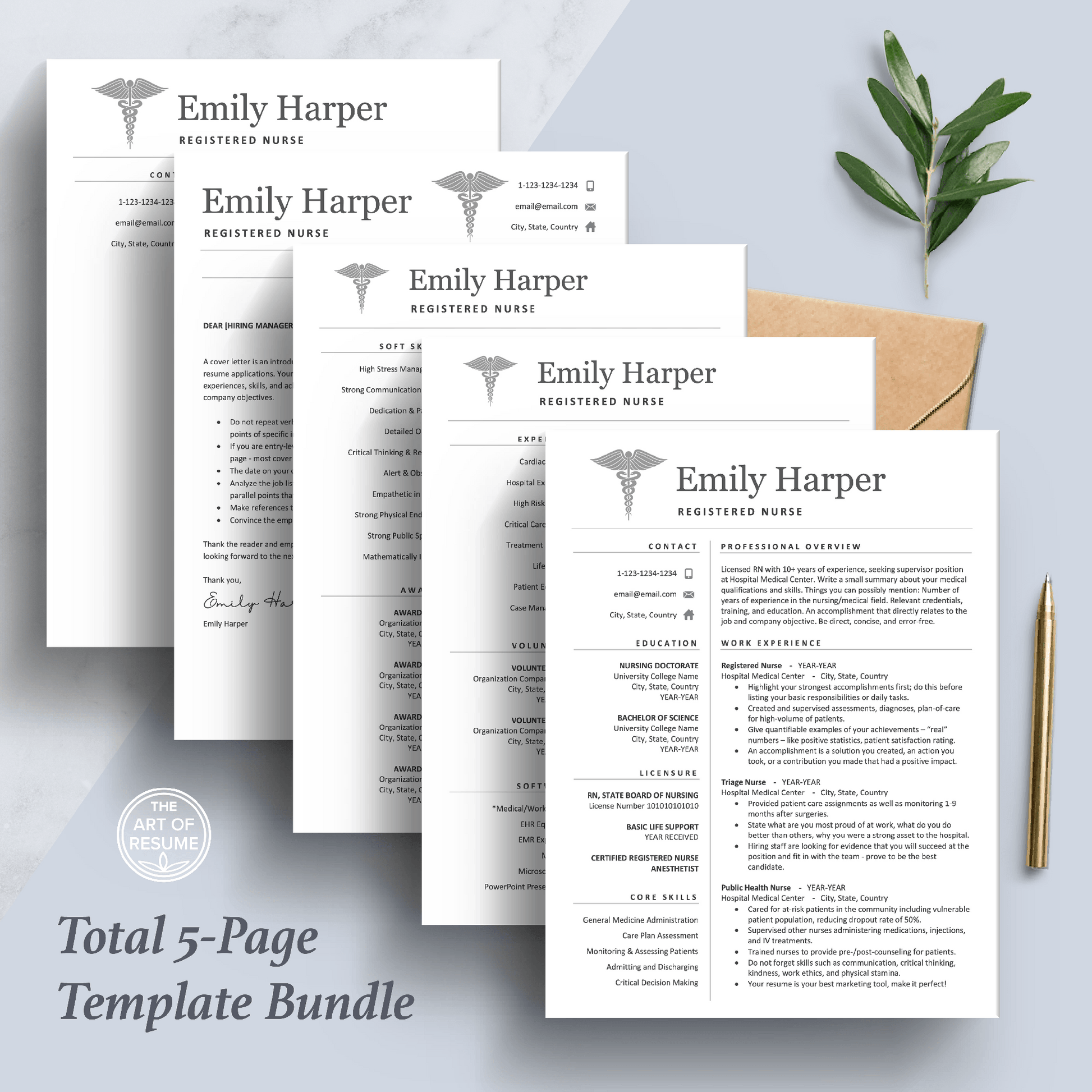 Registered Nurse Resume CV | Doctor Resume | Medical Student Resume - The Art of Resume