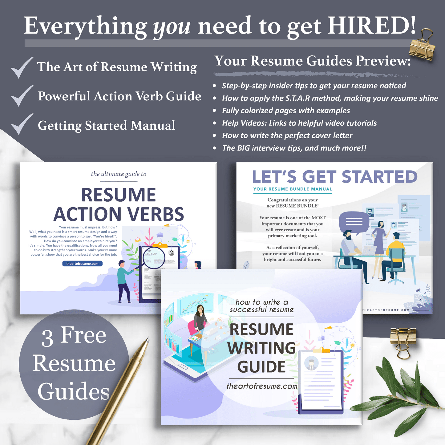 Creative Resume Templates with Photo | Custom Floral Resume Design - The Art of Resume