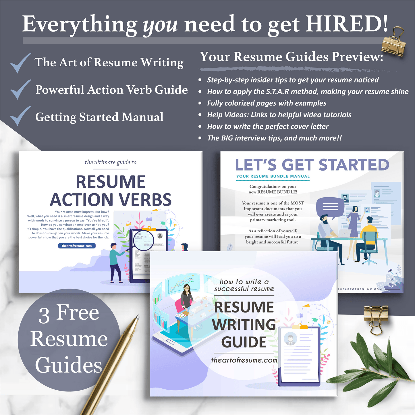ATS Friendly Resume Template Bundle | Google Docs, Microsoft Word, Apple Pages - The Art of Resume