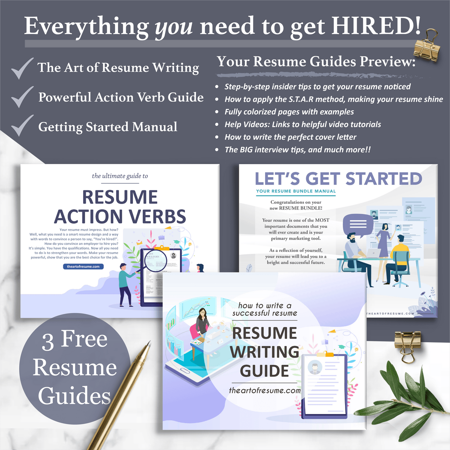 The Art of Resume Templates | Professional Resume CV Templates Online 5-Star Reviews