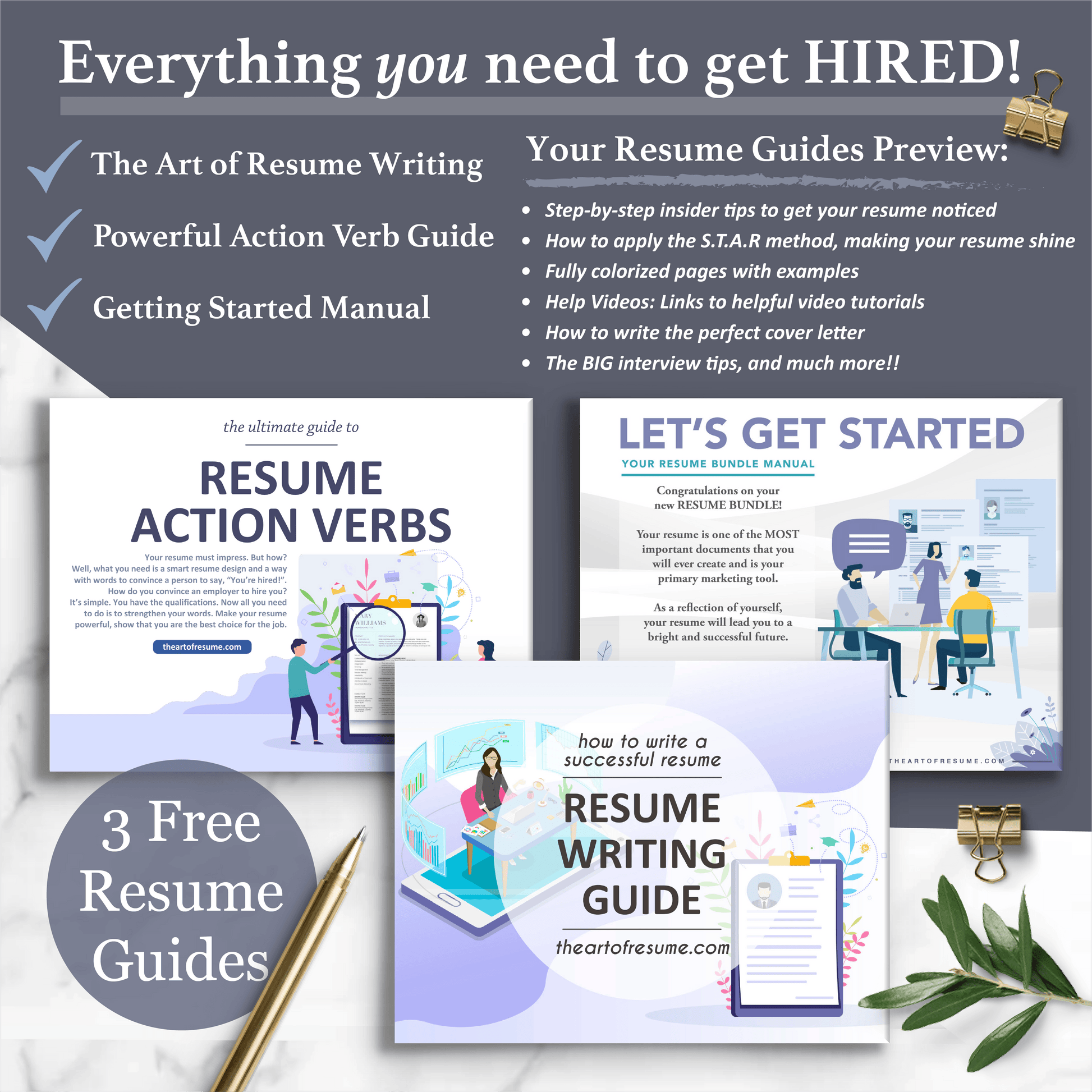 ATS Resume Template Bundle (Applicant Tracking System-Friendly) - The Art of Resume