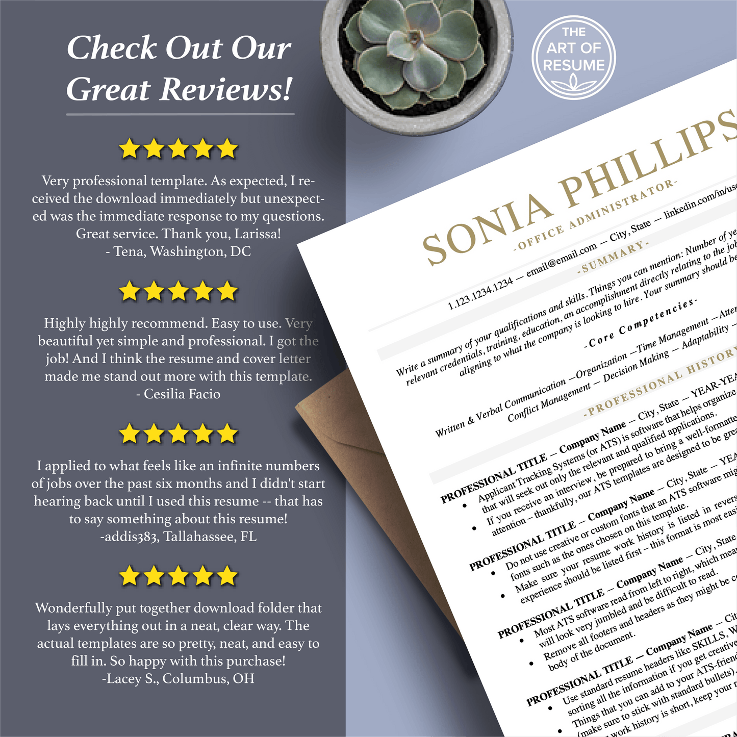 ATS Friendly Resume | Resume CV Design Bundle - The Art of Resume