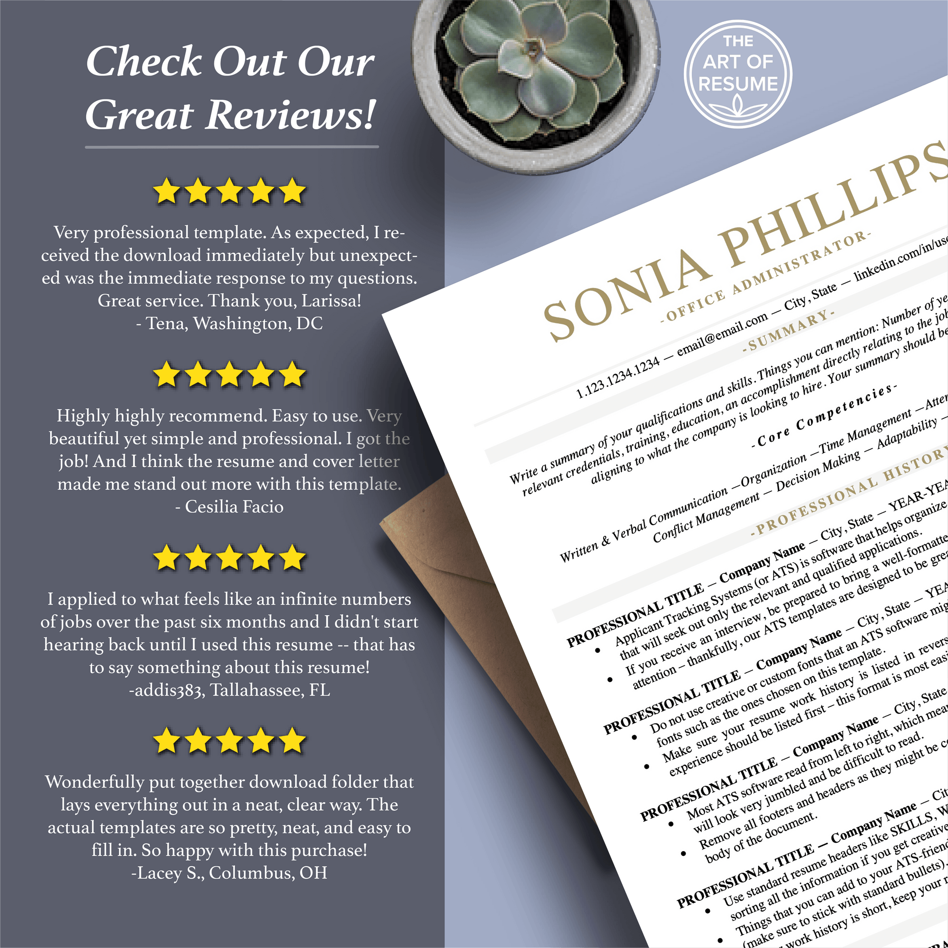 ATS Friendly Resume | Resume CV Design Bundle - The Art of Resume