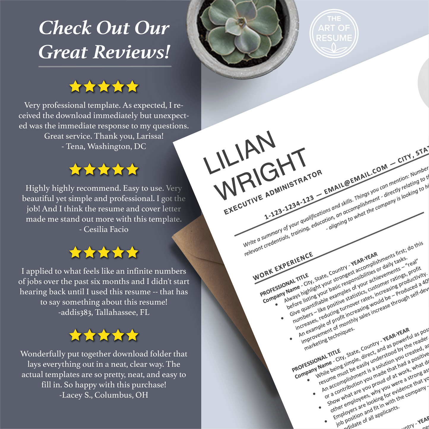 Professional Resume with Photo | Modern Resume with Profile Picture - The Art of Resume