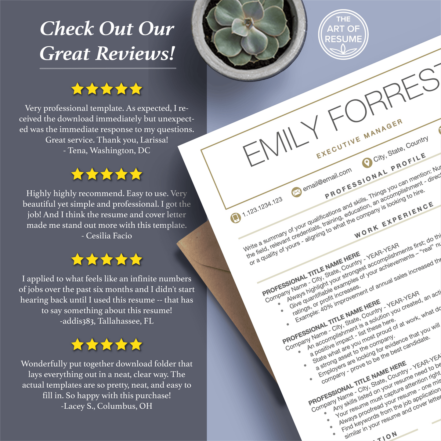 Modern Resume Templates | Professional Resume Design Download - The Art of Resume