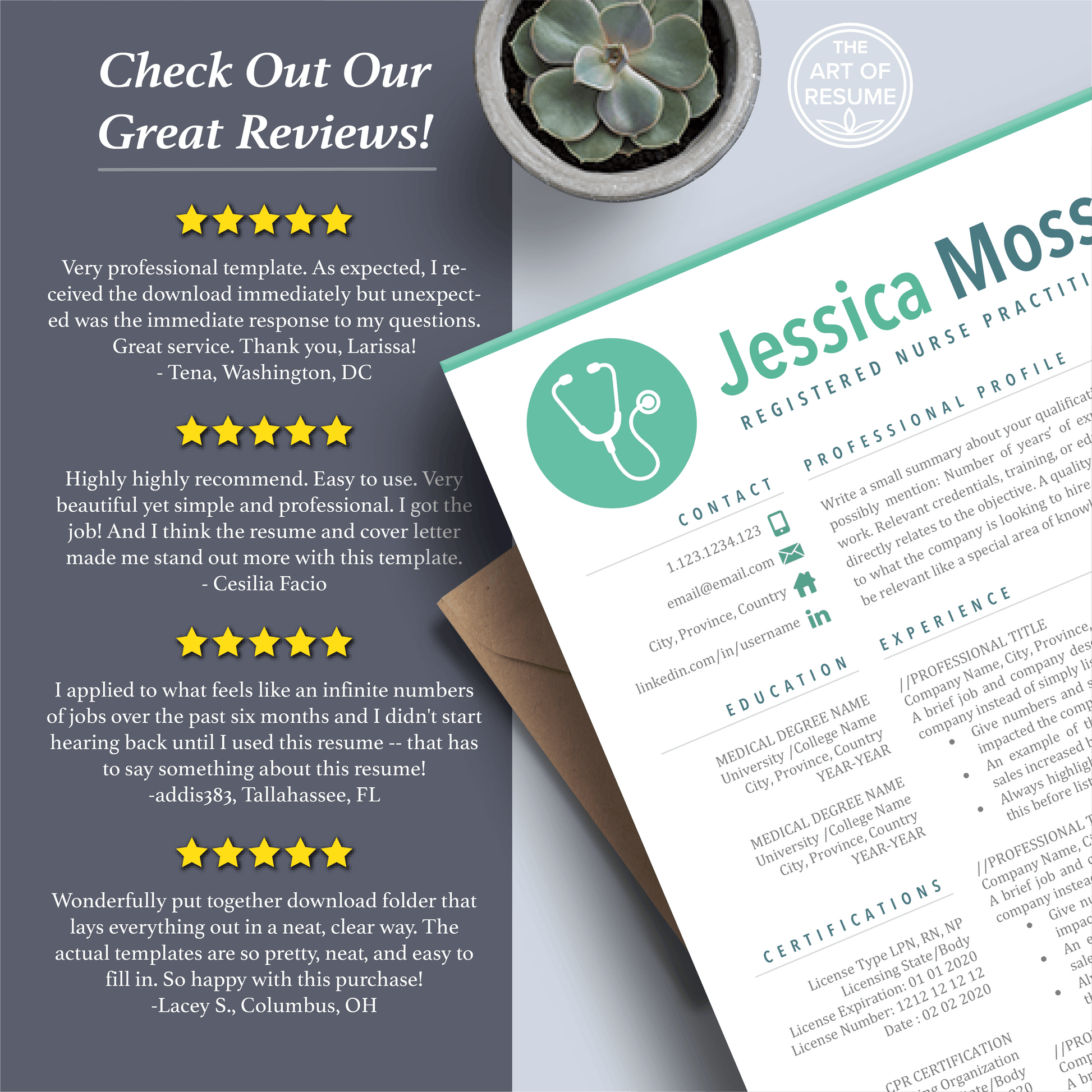 RN Nurse Resume | Medical Resume | Doctor CV - The Art of Resume