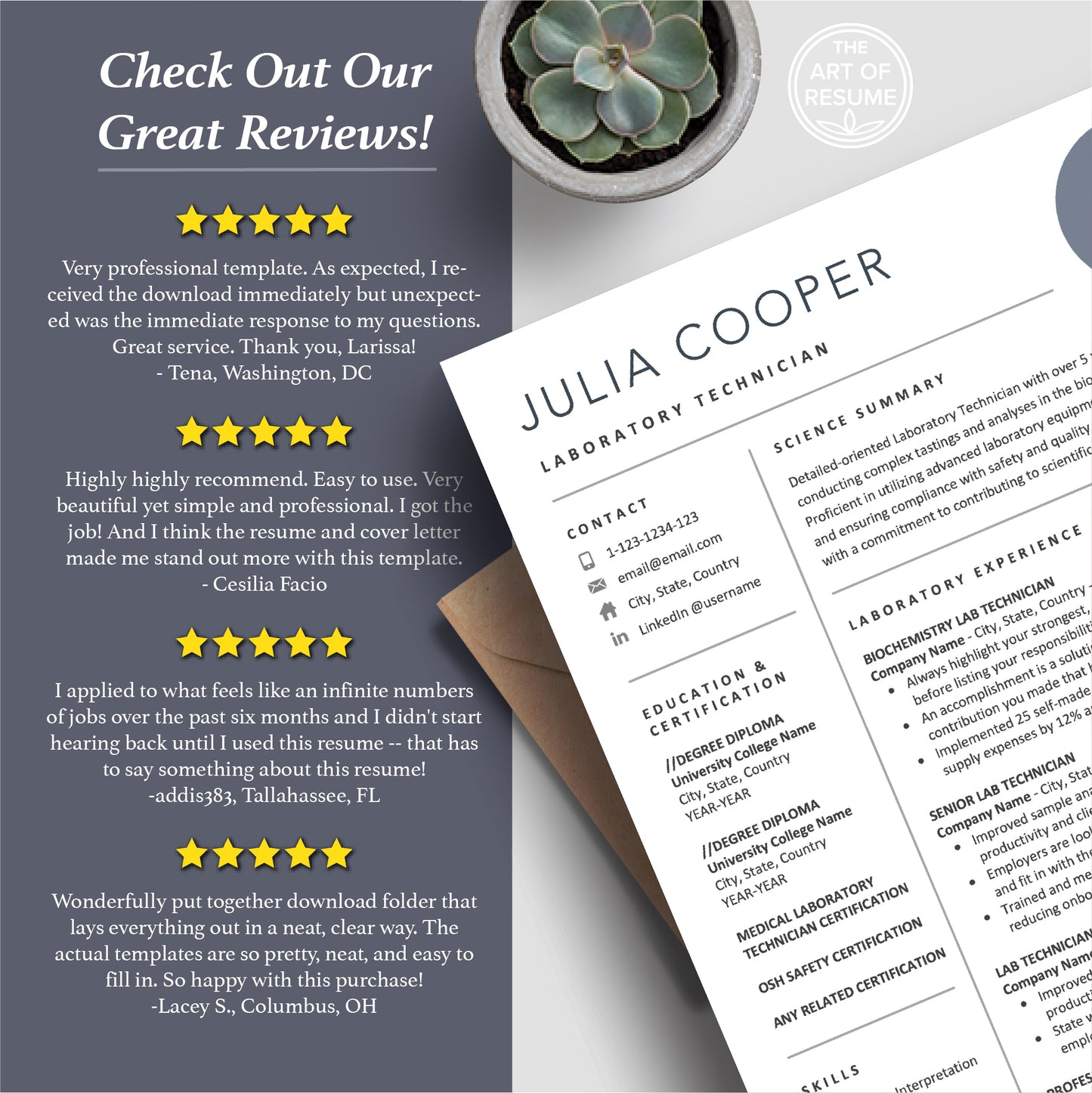 The Art of Resume Templates | Scientist CV template, Science Resume CV Templates Online 5-Star Reviews