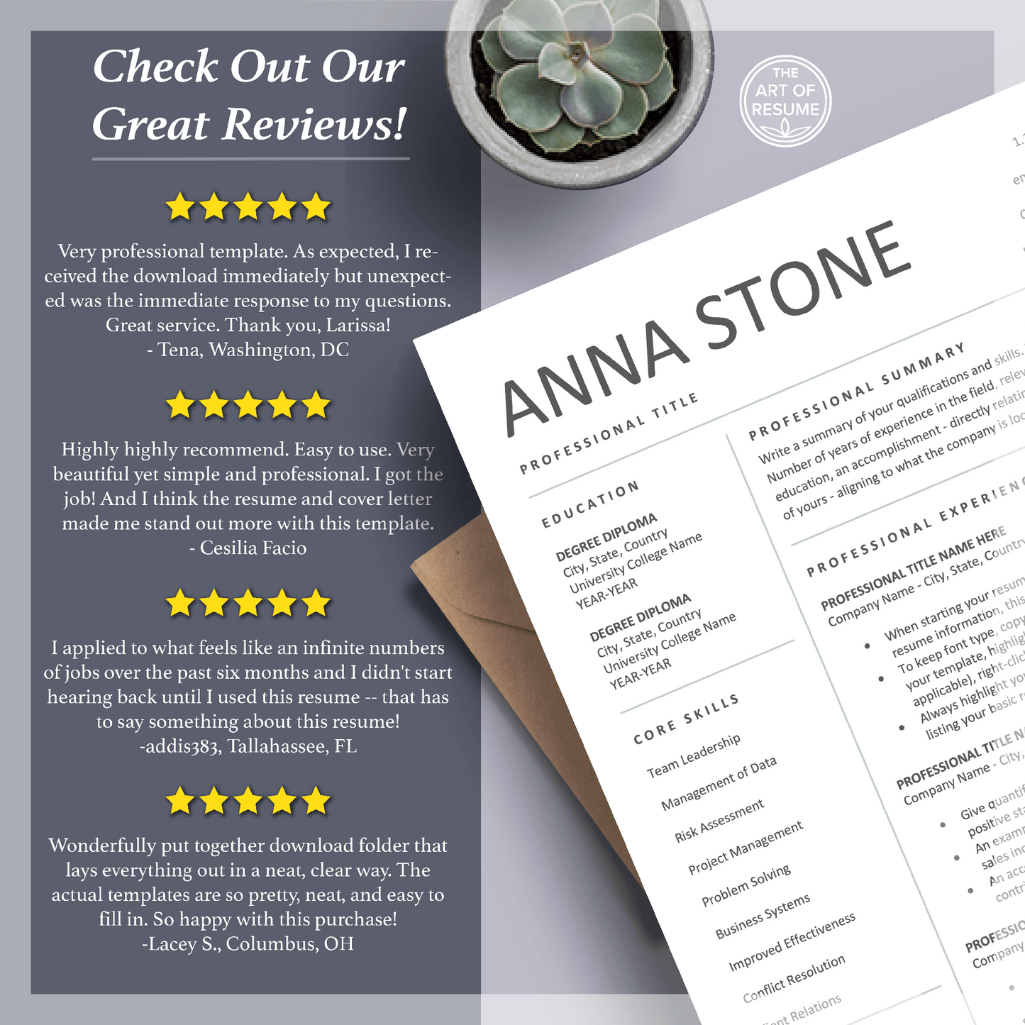 Simple Resume Design Builder | FREE Resume Writing Guide - The Art of Resume