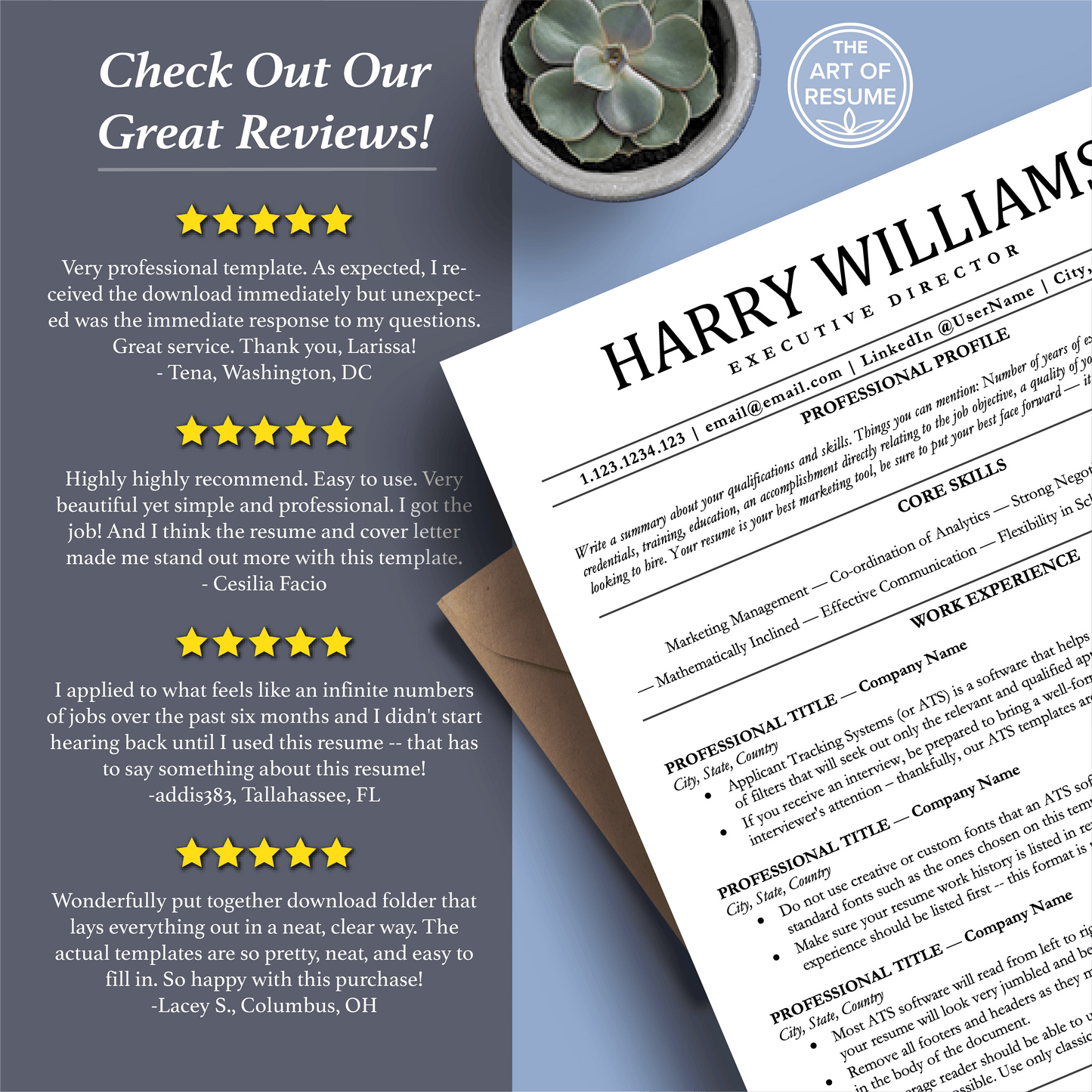 ATS Resume Template Bundle (Applicant Tracking System-Friendly) - The Art of Resume