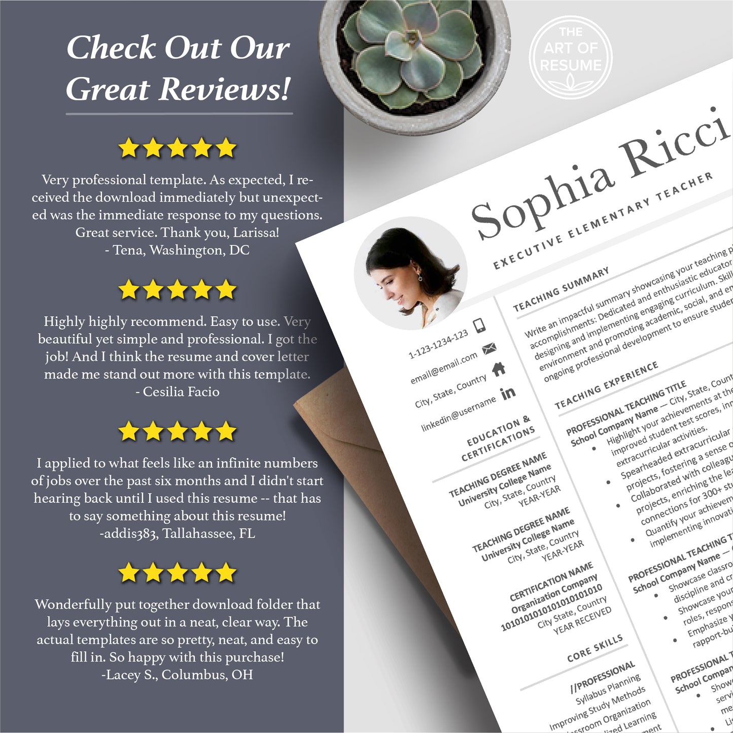The Art of Resume Templates | Scientist Science Resume CV Templates Online 5-Star Reviews