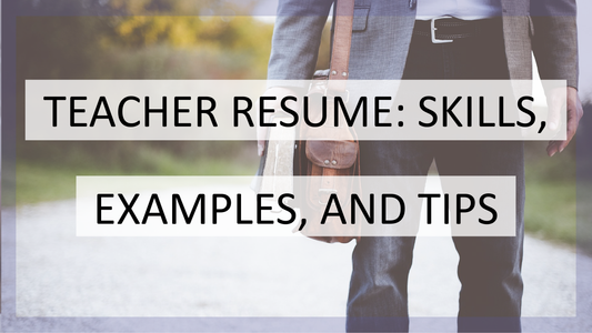 Teacher Resume CV Examples, Skills, and Writing Tips with Free Resume Templates