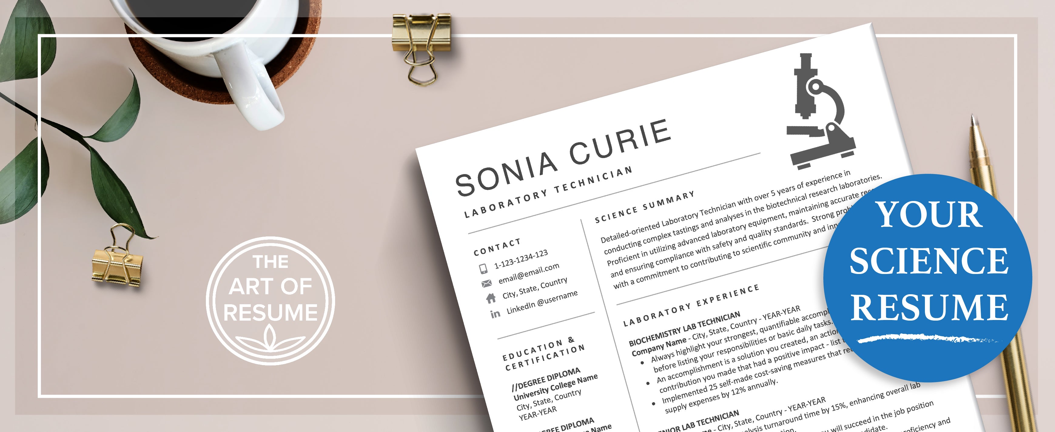 Science Reseme Science Resume Templates for 2026 – The Art of Resume