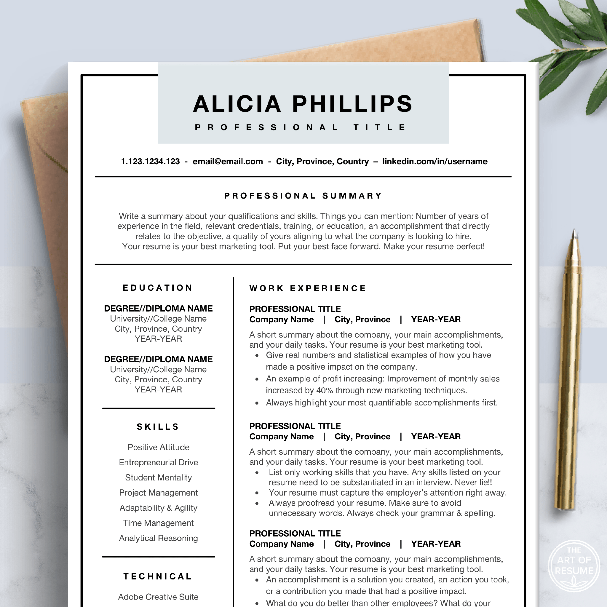 Free Resume Code: 2FOR1 | Shop Holy Grail Resume Designs – The Art of ...