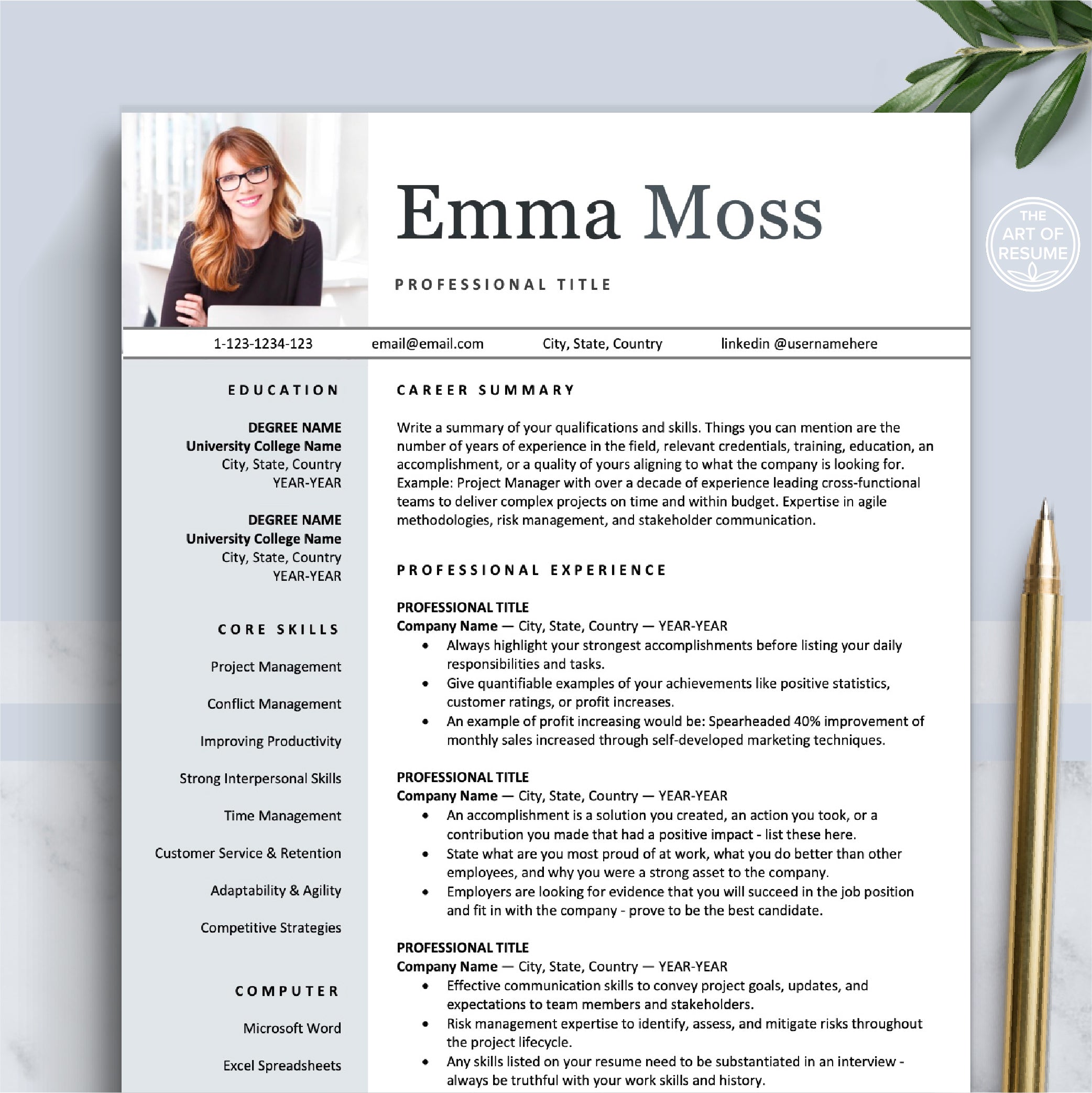 Products – Page 2 – The Art of Resume