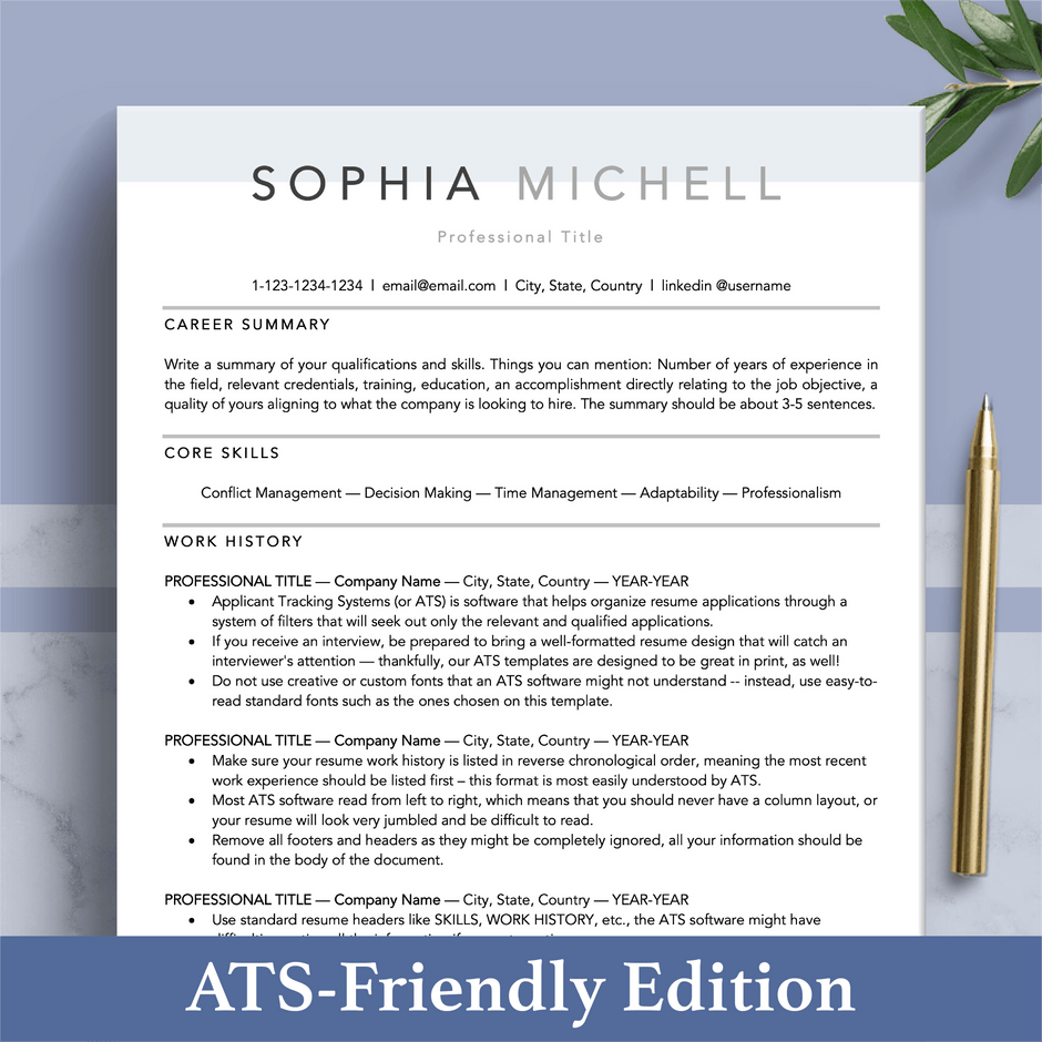 Products – The Art of Resume