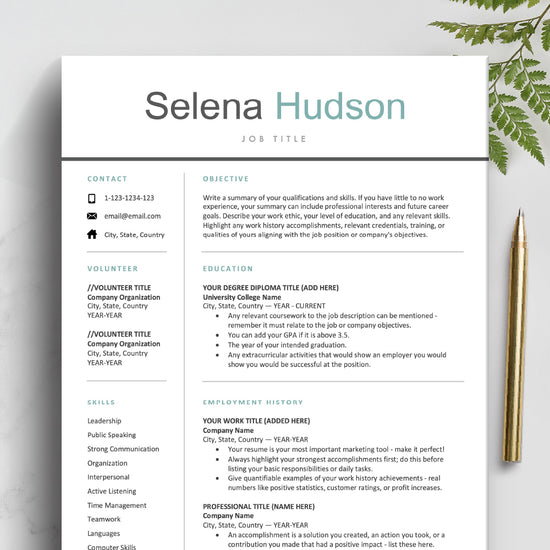 Student Resume | Resume Template | No Job Experience – The Art of Resume