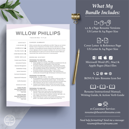 Resume Template Maker | Fully Editable Resume Template | Executive CV Download