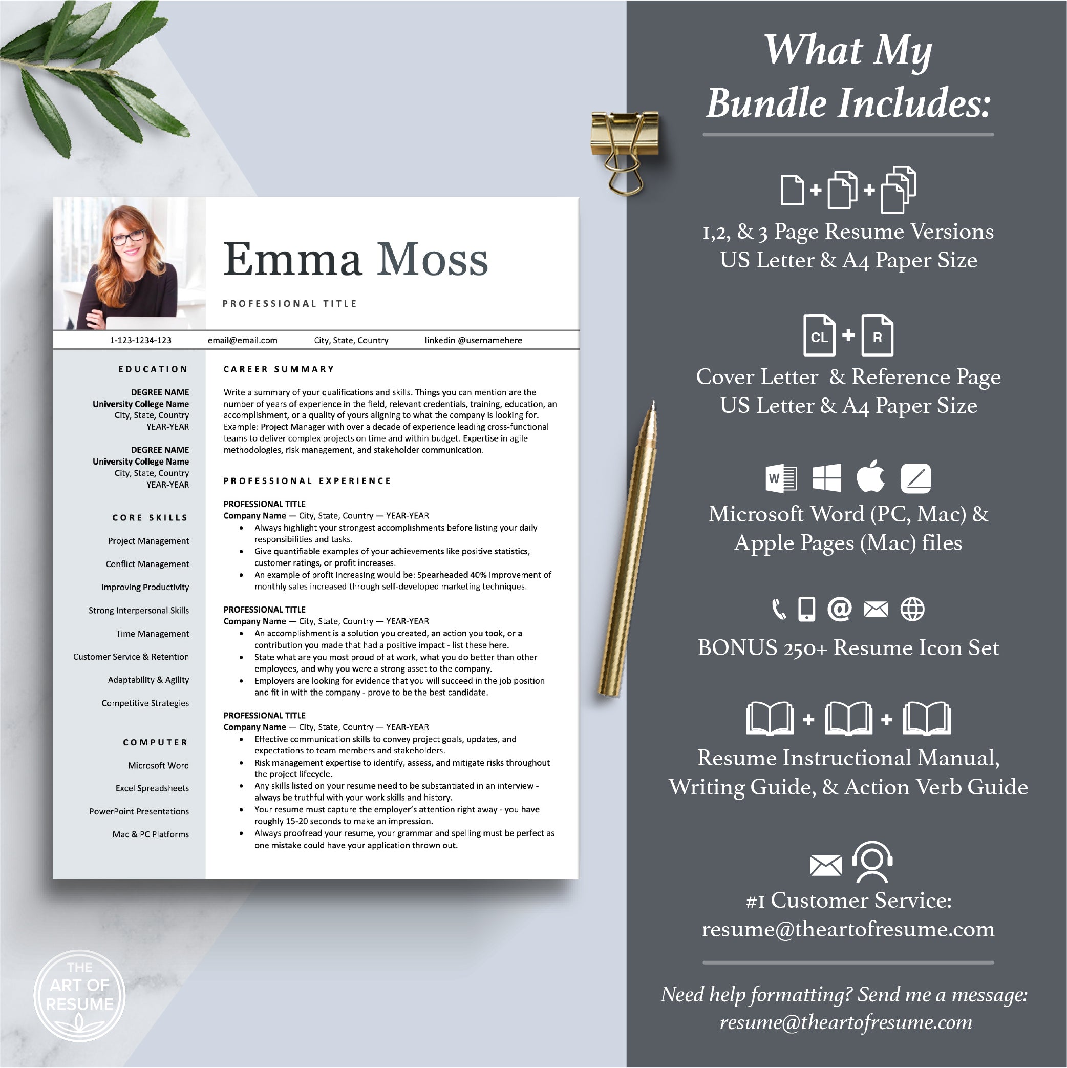 Paper Resume Layout Yay! Free Resume Template Bundle Code: 2FOR1 – The Art of Resume