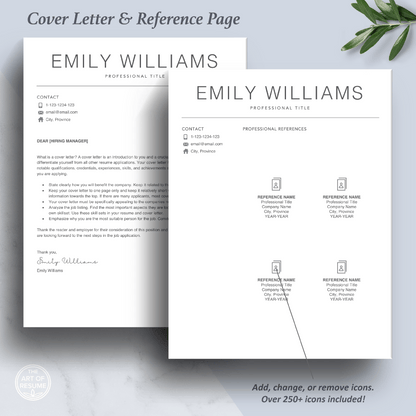 Resume Design with Photo | Executive Resume Design | Cover Letter