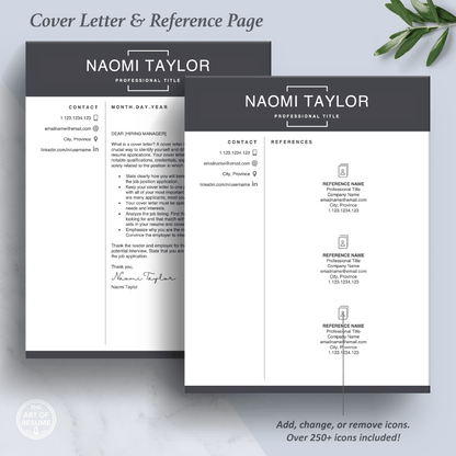 Professional Resume Template | Free Resume Writing Guide Included