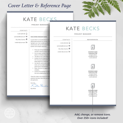 The Art of Resume Templates | Professional Cover Letter and Reference Page Templates Download