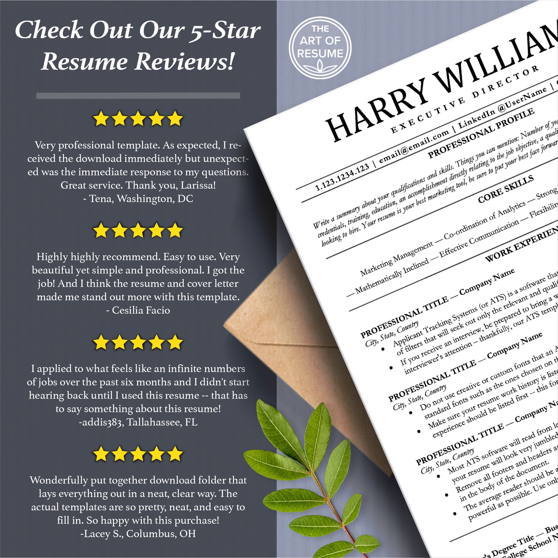 ATS Resume Template, ATS Friendly Templates (2026) - The Art of Resume