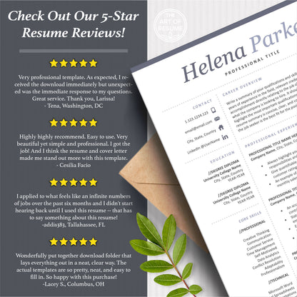 The Art of Resume Templates | ATS Format Resume CV Templates Online 5-Star Reviews
