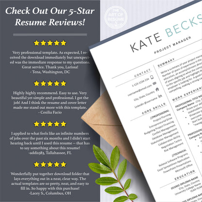 The Art of Resume Templates | Professional Professional Modern Resume CV Templates Online 5-Star Reviews
