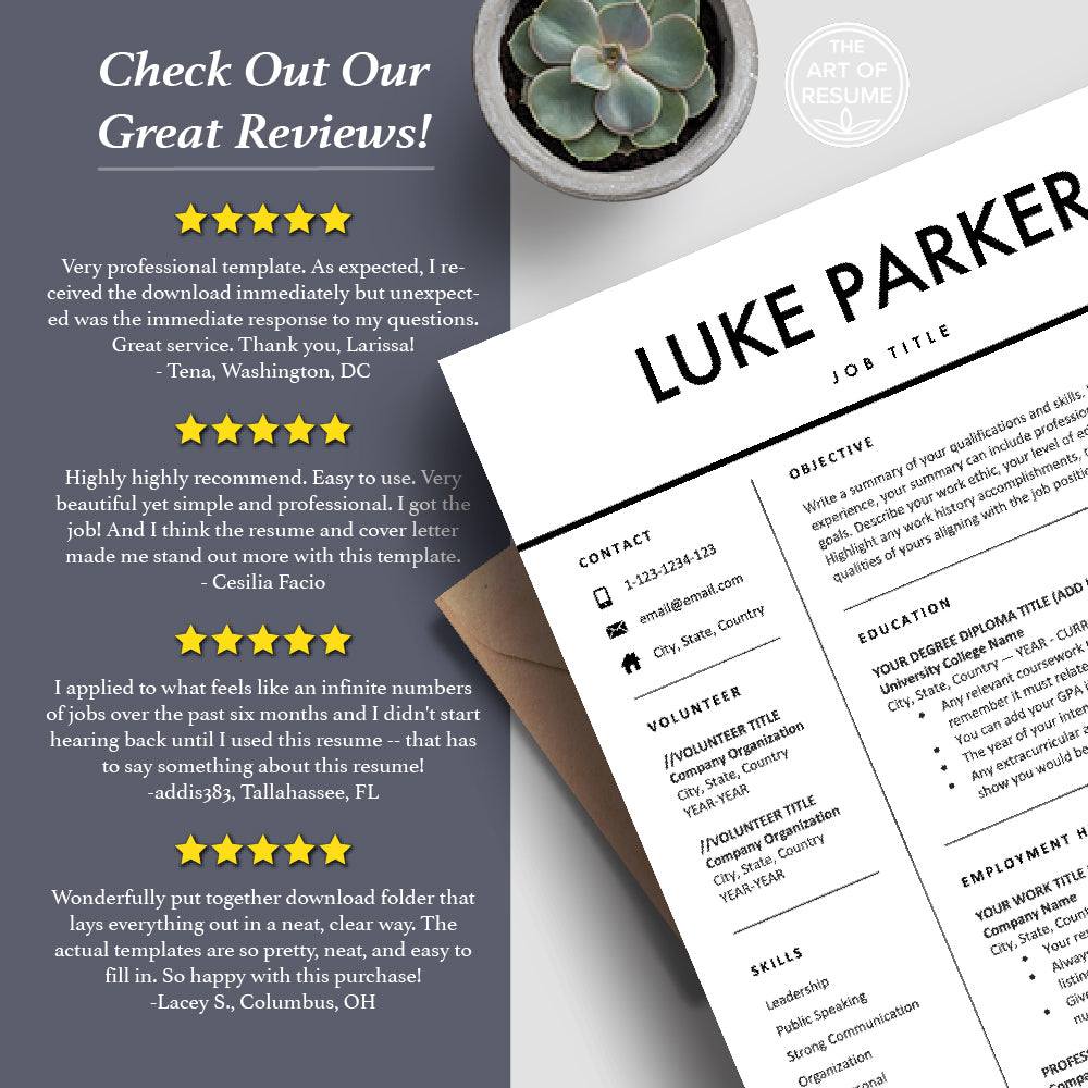 The Art of Resume Template | Best Online Resume Template Reviews 